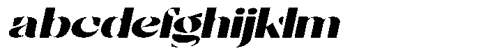 Bolegan Display Expanded Slant FONT