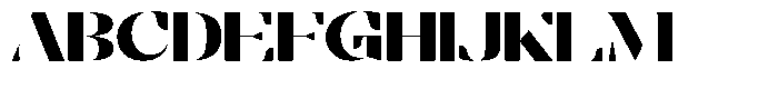 Bolegan Display Expanded Font UPPERCASE