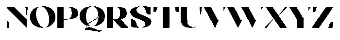 Bolegan Display Expanded Font UPPERCASE