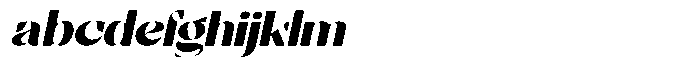 Bolegan Display Narrow Slant FONT