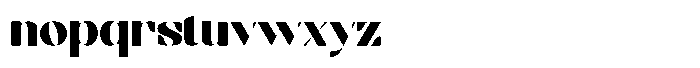 Bolegan Display Narrow Font LOWERCASE