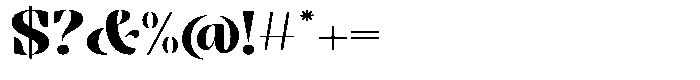 Bolegan Display Regular Font OTHER CHARS