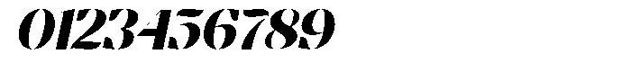 Bolegan Display Slant Font OTHER CHARS