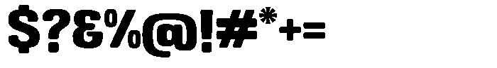 Bolera Black Font OTHER CHARS