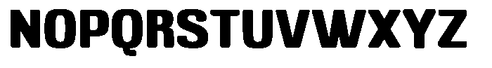 Bolera Black Font UPPERCASE