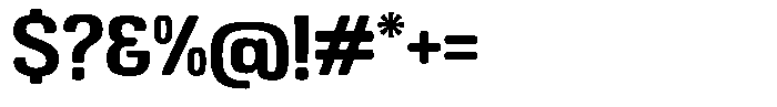 Bolera Bold Font OTHER CHARS