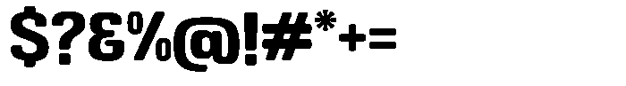 Bolera Extra Bold Font OTHER CHARS