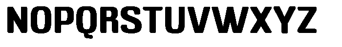 Bolera Extra Bold Font UPPERCASE