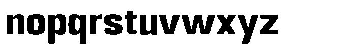 Bolera Extra Bold Font LOWERCASE