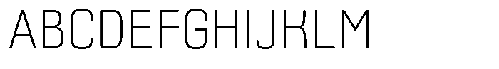 Bolera Extra Light Font UPPERCASE