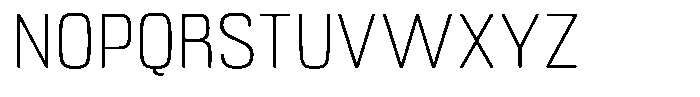 Bolera Extra Light Font UPPERCASE