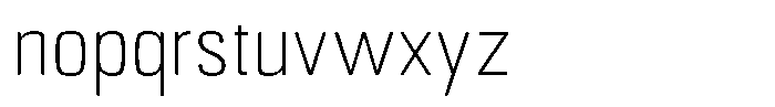 Bolera Extra Light Font LOWERCASE
