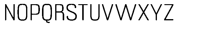 Bolera Light Font UPPERCASE