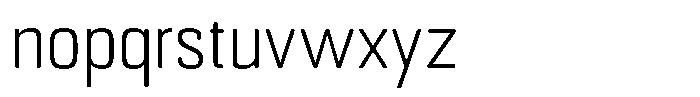 Bolera Light Font LOWERCASE