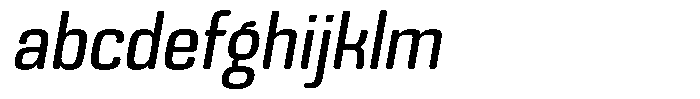 Bolera Medium Oblique FONT