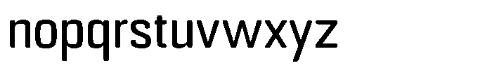 Bolera Medium Font LOWERCASE