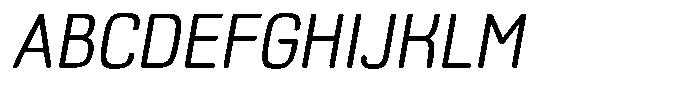 Bolera Oblique Font UPPERCASE