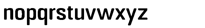 Bolera Semi Bold Font LOWERCASE