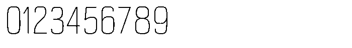 Bolera Thin Font OTHER CHARS