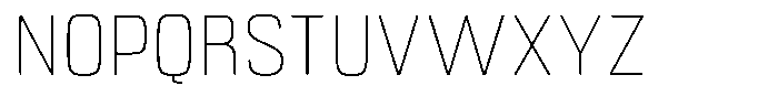 Bolera Thin Font UPPERCASE
