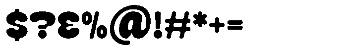 Boleuga Regular Font OTHER CHARS