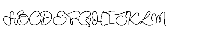 Boleuga Script Regular Font UPPERCASE