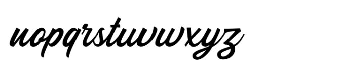 Bolgate Font LOWERCASE