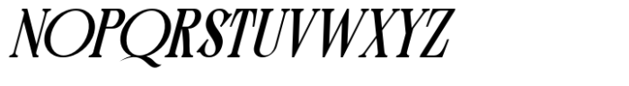 Bolger Italic Font UPPERCASE