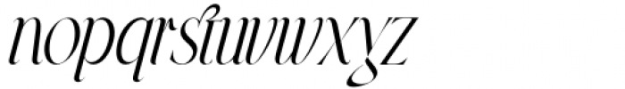 Bolgifam Italic Font LOWERCASE