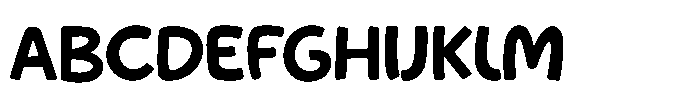 Bolive Font UPPERCASE
