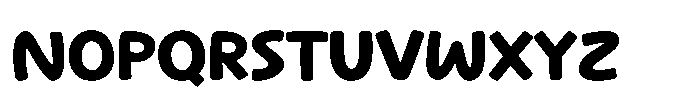 Bolive Font LOWERCASE