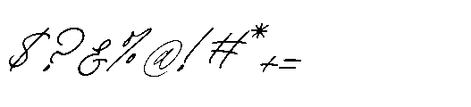 Boltincy Lincolle Italic Font OTHER CHARS