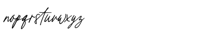 Bolton Quill Font LOWERCASE