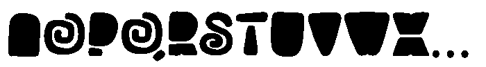 Bolva Hema Font LOWERCASE