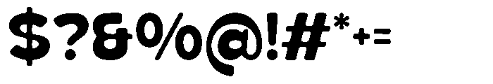 Bolze Regular Font OTHER CHARS