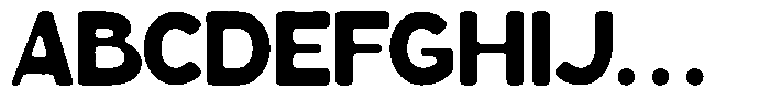 Bolze Regular Font UPPERCASE