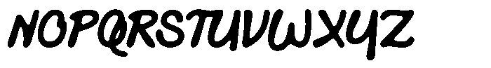 Bolze Script Font UPPERCASE