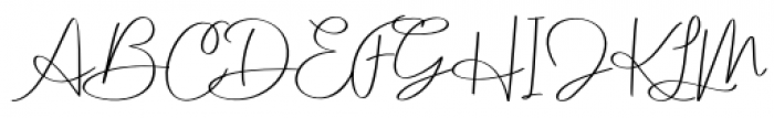 Bomanda Signature Regular Font UPPERCASE