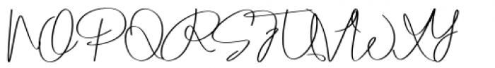Bomanda Signature Regular Font UPPERCASE