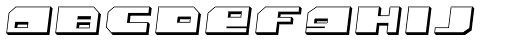 Bomb Shadow Italic Font LOWERCASE