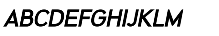 Bombard Grotesk Bold Italic Font UPPERCASE