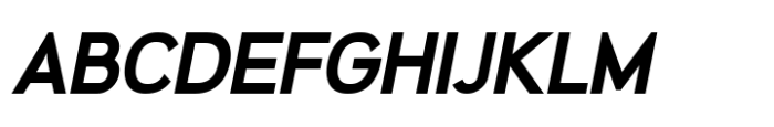 Bombard Grotesk Extra Bold Italic Font UPPERCASE