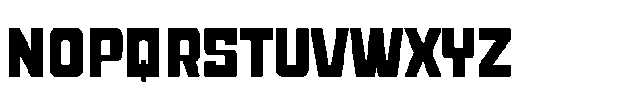 Bombed Sport Font UPPERCASE