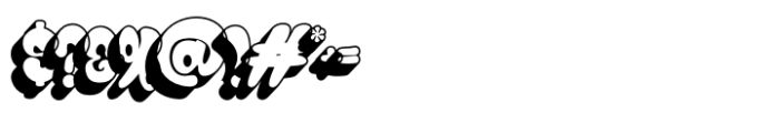 Bomber Marker Shadow Font OTHER CHARS