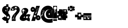 Bomber Spray Font OTHER CHARS