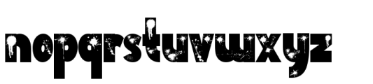 Bomber Spray Font LOWERCASE