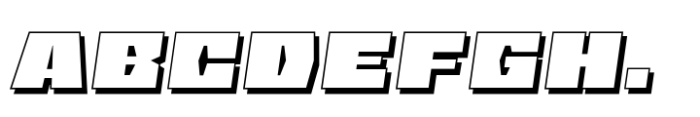 Bombka 3D Font UPPERCASE