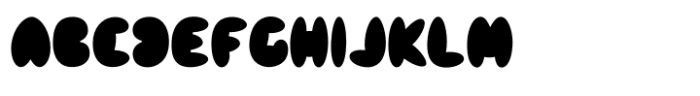 Bomble Black Font UPPERCASE