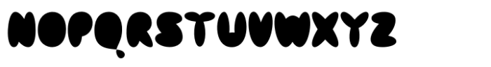 Bomble Black Font UPPERCASE