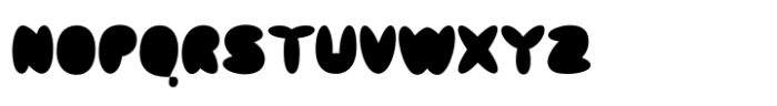 Bomble Black Font LOWERCASE